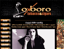 Tablet Screenshot of oxborotobacco.com
